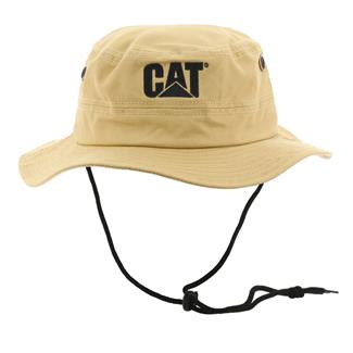CAT Trademark Safari Bucket Hat Khaki