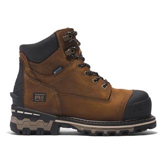 Women's Timberland PRO 6" Boondock Composite Toe Waterproof Boots Brown