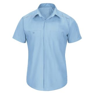 Men's Red Kap Pro Airflow Work Shirt Light Blue