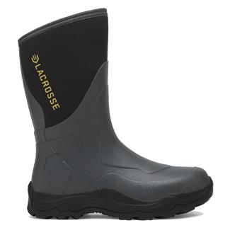 Men's LaCrosse 12" Alpha Agility Field Waterproof Boots Black / Gray