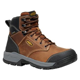 Men's Keen Utility 6" Evanston Waterproof Boots Bison / Black