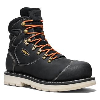 Men's Keen Utility 6" Cincinnati+ 90 Degree Carbon Toe Waterproof Boots Black / Sandshell