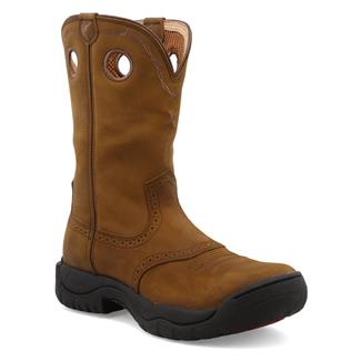Men's Twisted X 11" All Around Boots Distressed Saddle