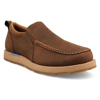 Men's Twisted X CellStretch Wedge Sole Slip-On Tawny Brown