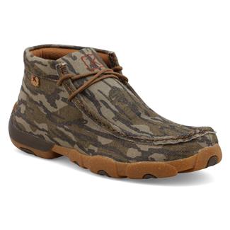 Men's Twisted X Chukka Driving Moc CellSole Mossy Oak Bottomland Camo