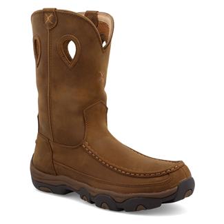 Men's Twisted X 11" Pull-On Hiker Boots Distressed Saddle / Saddle