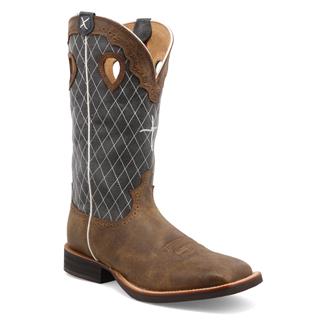 Men's Twisted X 14" Ruff Stock Boots Bomber / Blue