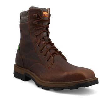 Men's Twisted X 8" UltraLite X Composite Toe Boots Chocolate / Eco Dust