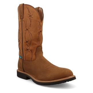 Men's Twisted X 12" Western Waterproof CellStretch Boots Toffee / Sudan Brown