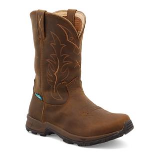 Women's Twisted X 10" Pull-On Hiker Waterproof Boots Distressed Saddle / Saddle