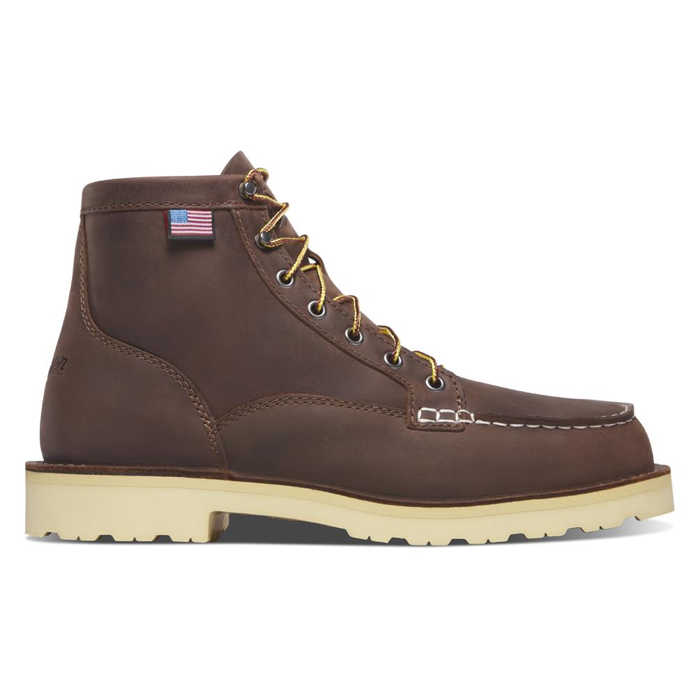 Men s Danner 6 Bull Run Moc Toe Heel Steel Toe Boots