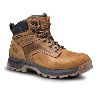 Men's Timberland PRO 6" TiTAN EV Waterproof Boots Brown