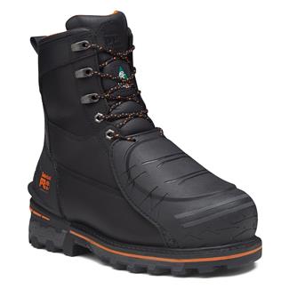 Men's Timberland PRO 8" Boondock 200G Composite Toe Waterproof Boots Black