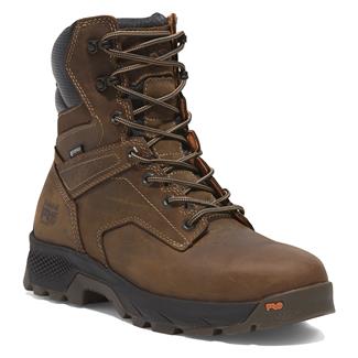 Men's Timberland PRO 8" TiTAN EV Waterproof Boots Brown