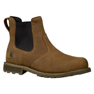 Men's Carhartt 6" Frontier Water Resistant Steel Toe Chelsea Boots Brown