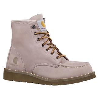 Women's Carhartt 6" Moc Toe Wedge Boots Light Purple