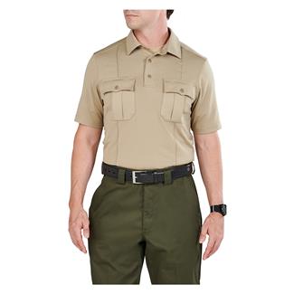 Men's 5.11 Class A Uniform Polo Silver Tan