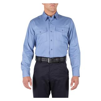 Men's 5.11 Company Long Sleeve Shirt Fire Med Blue