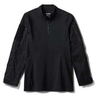 Women's 5.11 PDU Ripstop Rapid Long Sleeve Shirt Black