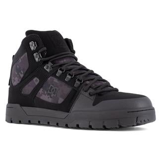 Men's DC Work Crew Pure High-Top Composite Toe Waterproof Black Camo
