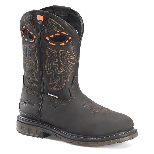 Double H Men s Bruner Waterproof Met Guard Work Boots Composite Toe