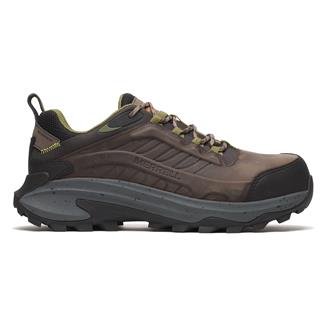 Men's Merrell Work MOAB Speed 2.0 Low LX Carbon Toe Waterproof Dark Taupe