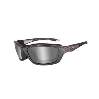 Wiley X Brick Crystal Metallic (frame) - Silver Flash (lens)