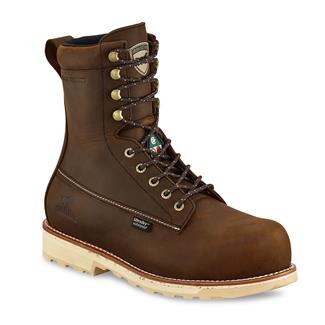 Men's Irish Setter 8" Wingshooter Composite Toe Waterproof Boots Brown