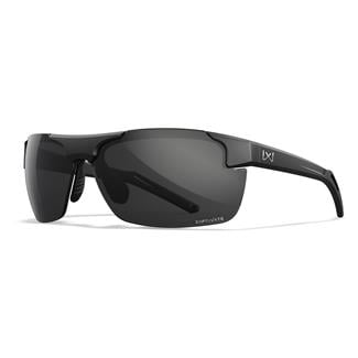 Wiley X Prime Matte Black (frame) - Captivate Gray (lens)