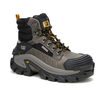Men's CAT Invader Max Composite Toe Waterproof Boots Gargoyle