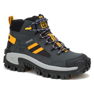 Men's CAT Invader Mid Vent Composite Toe Waterproof Boots Dark ShadowS