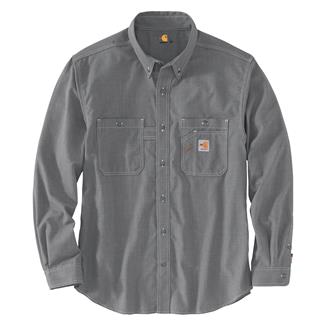 Men's Carhartt Flame-Resistant Loose Fit Lightweight Long Sleeve Shirt Gray