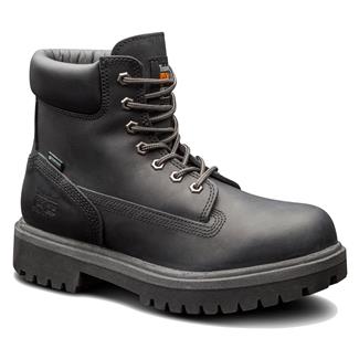 Men's Timberland PRO 6" Direct Attach 200G Steel Toe Waterproof Boots Black