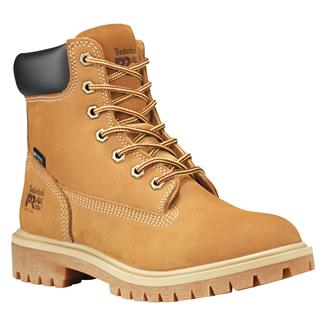 Women's Timberland PRO 6" Direct Attach 200G Waterproof Boots Wheat