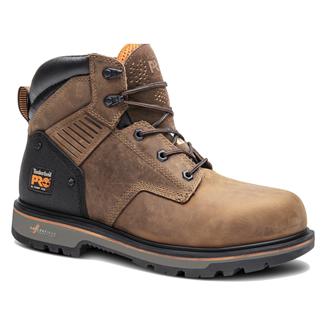 Men's Timberland PRO 6" Ballast Composite Toe Boots Brown