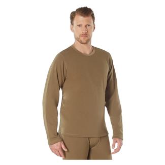 Men's Rothco Gen III Level II Underwear Crew Top Coyote Brown