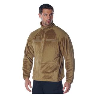Men's Rothco Level 3 ECWCS Fleece Jacket Coyote Brown