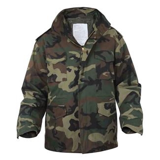 Men's Rothco M-65 Field Jacket Woodland Camo