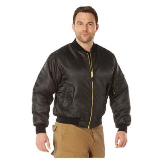 Men's Rothco MA-1 Flight Jacket Black