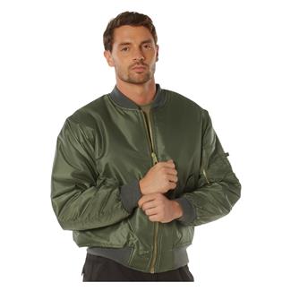 Men's Rothco MA-1 Flight Jacket Sage Green