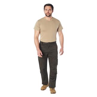 Men's Rothco Vintage Paratrooper Cargo Fatigue Pants Brown