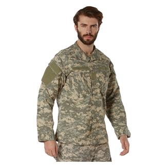 Men's Rothco Combat Uniform Shirt ACU Digital Camo