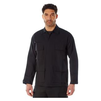 Men's Rothco Rip-Stop BDU Shirt Black