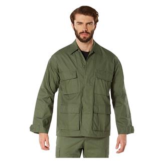 Men's Rothco Rip-Stop BDU Shirt Olive Drab