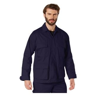 Men's Rothco Twill BDU Shirt Navy Blue