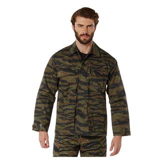 Men's Rothco Twill BDU Shirt Tiger Stripe Camo