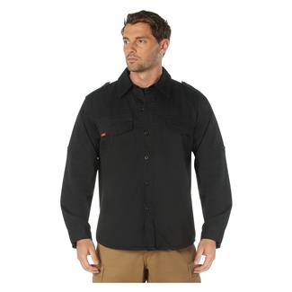 Men's Rothco Vintage Fatigue Shirt Black
