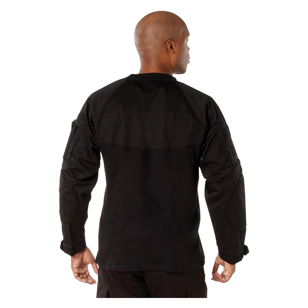 Rothco Tactical Airsoft Combat Shirt, Black / XL, image size:1001x1001