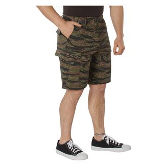 Men's Rothco Camo Tactical BDU Shorts Tiger Stripe Camo