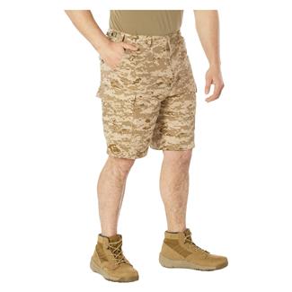 Men's Rothco Digital Camo BDU Shorts Desert Digital Camo